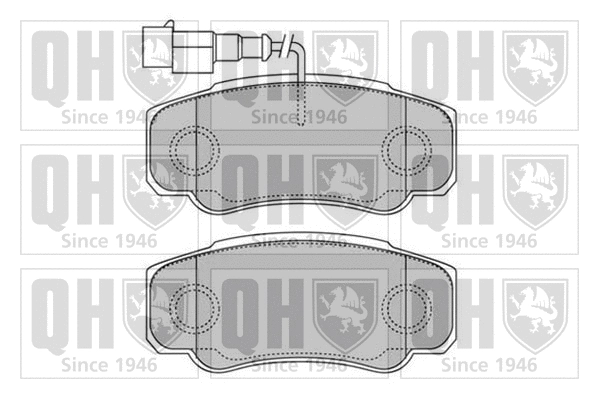 Brake Pad Set, disc brake (BP1623)