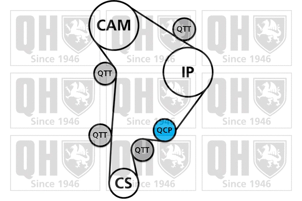 Timing Belt Kit (QBK438)