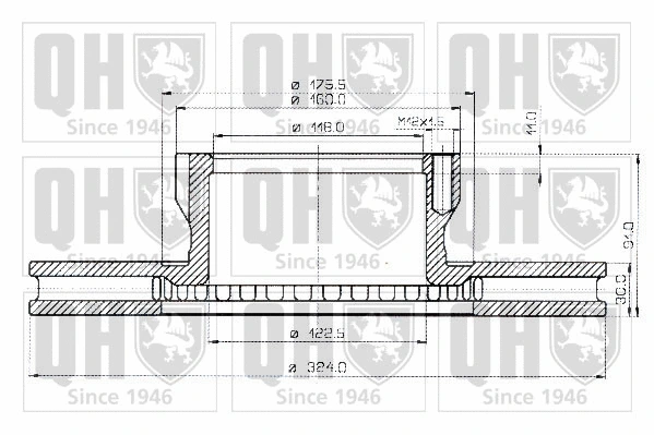 Brake Disc (BDC3831)