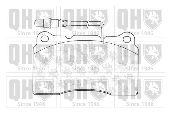 Brake Pad Set, disc brake (BP1270)
