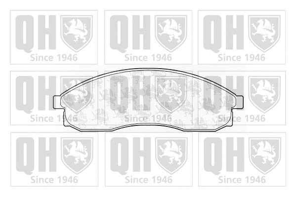 Brake Pad Set, disc brake (BP962)