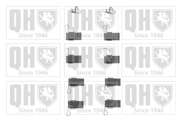 Accessory Kit, disc brake pad (BFK800)