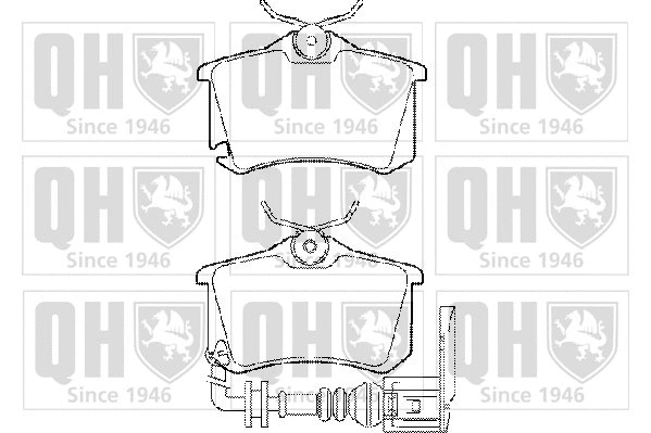 Brake Pad Set, disc brake (BP1417)