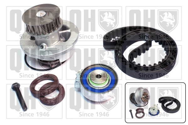 Water Pump & Timing Belt Kit (QBPK3312)