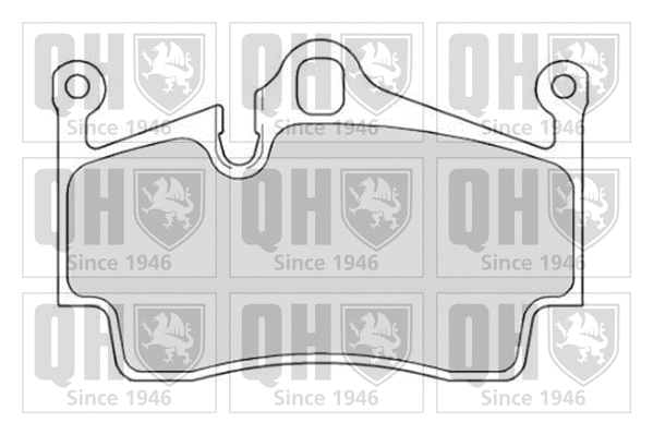 Brake Pad Set, disc brake (BP1719)