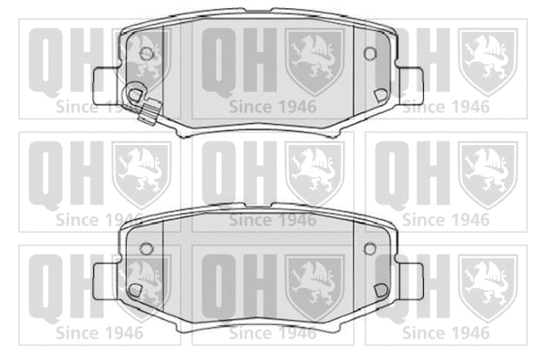 Brake Pad Set, disc brake (BP1707)
