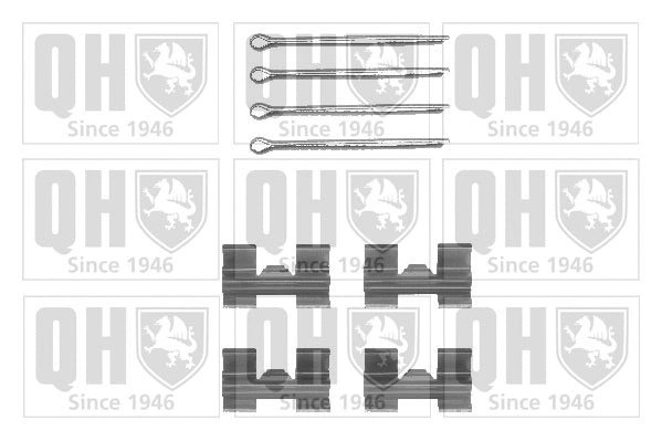 Accessory Kit, disc brake pad (BFK678)