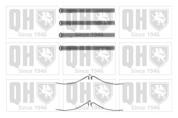 Accessory Kit, disc brake pad (BFK687)