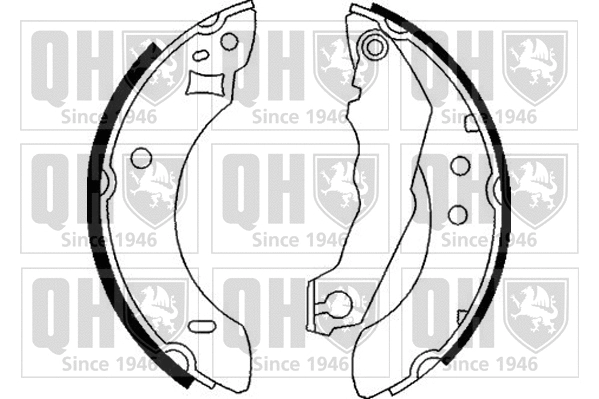 Brake Shoe Set (BS571)