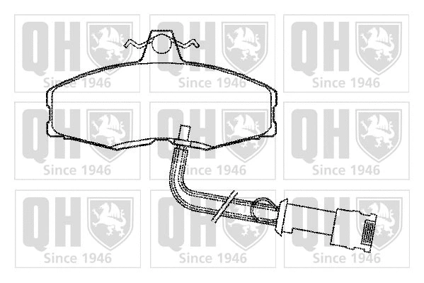 Brake Pad Set, disc brake (BP235)