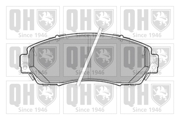 Brake Pad Set, disc brake (BP1589)