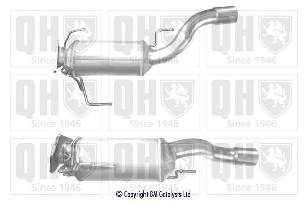 Soot/Particulate Filter, exhaust system (QDPF11340P)