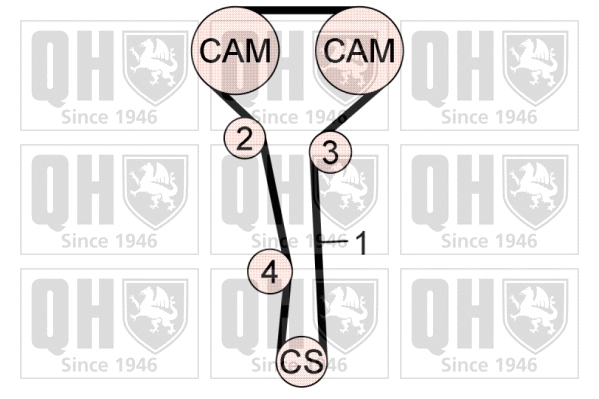 Timing Belt Kit (QBK672)