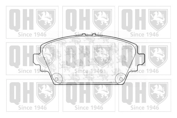 Brake Pad Set, disc brake (BP1258)