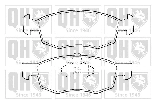 Brake Pad Set, disc brake (BP1402)