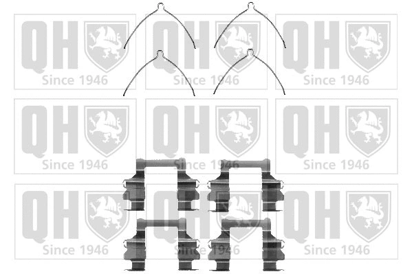 Accessory Kit, disc brake pad (BFK830)