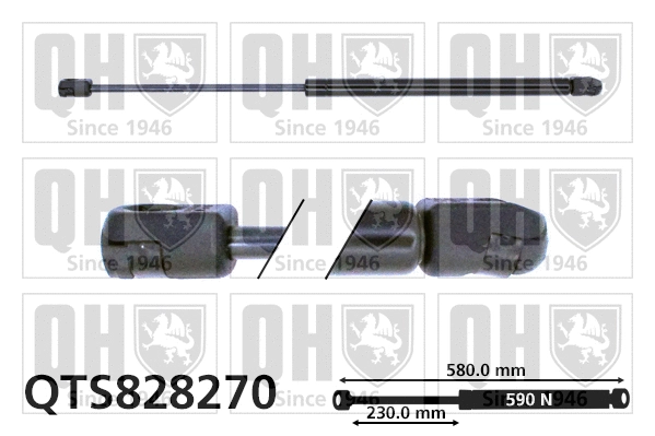 Gas Spring, boot/cargo area (QTS828270)