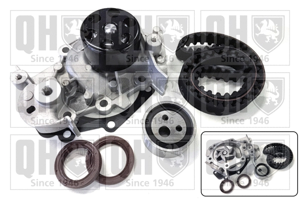 Water Pump & Timing Belt Kit (QBPK2392)