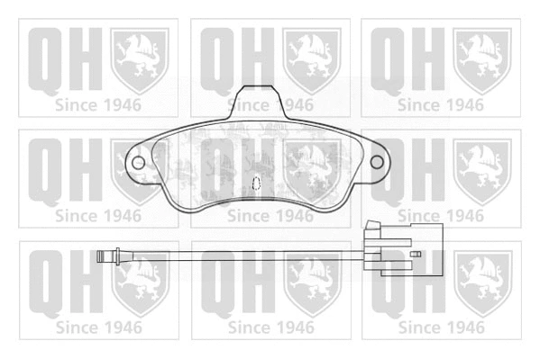Brake Pad Set, disc brake (BP767)