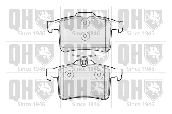 Brake Pad Set, disc brake (BP1781)