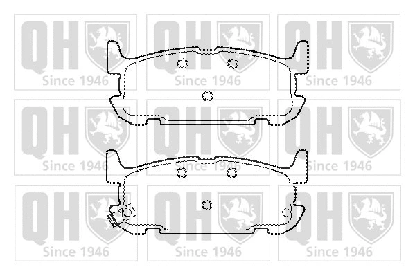Brake Pad Set, disc brake (BP1490)