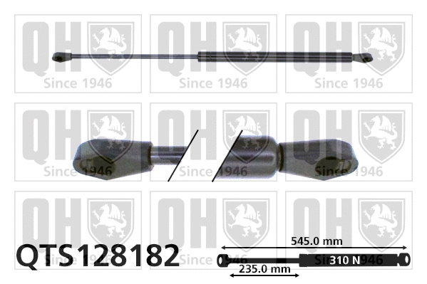 Gas Spring, boot/cargo area (QTS128182)