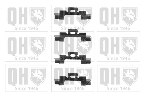 Accessory Kit, disc brake pad (BFK738)
