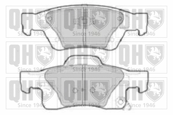 Brake Pad Set, disc brake (BP1772)