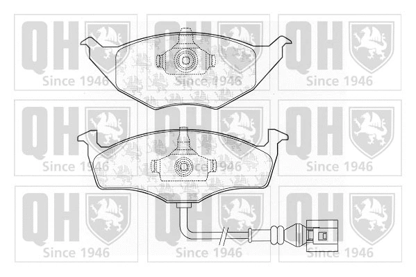 Brake Pad Set, disc brake (BP1300)
