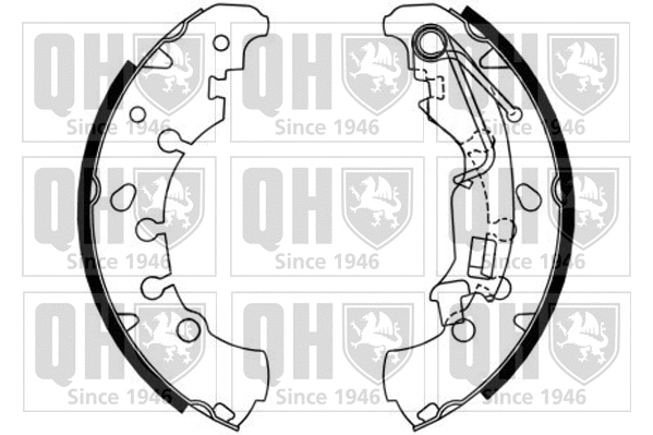 Brake Shoe Set (BS1163)