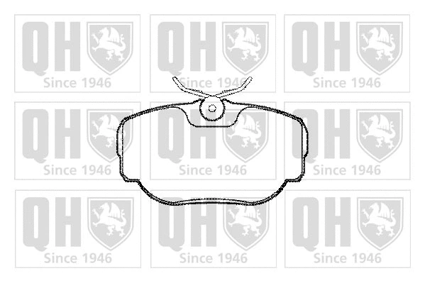 Brake Pad Set, disc brake (BP897)