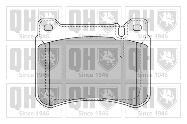 Brake Pad Set, disc brake (BP1612)