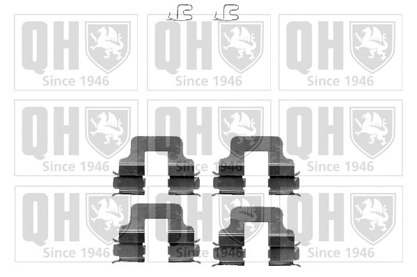Accessory Kit, disc brake pad (BFK900)