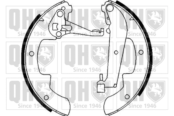 Brake Shoe Set (BS706)