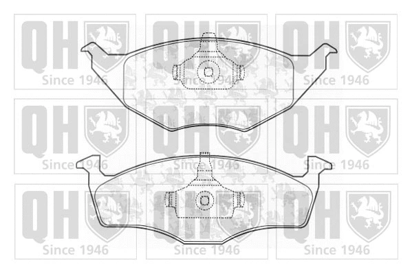 Brake Pad Set, disc brake (BP1224)