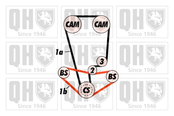 Timing Belt Kit (QBK396)