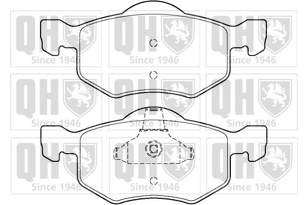 Brake Pad Set, disc brake (BP1408)
