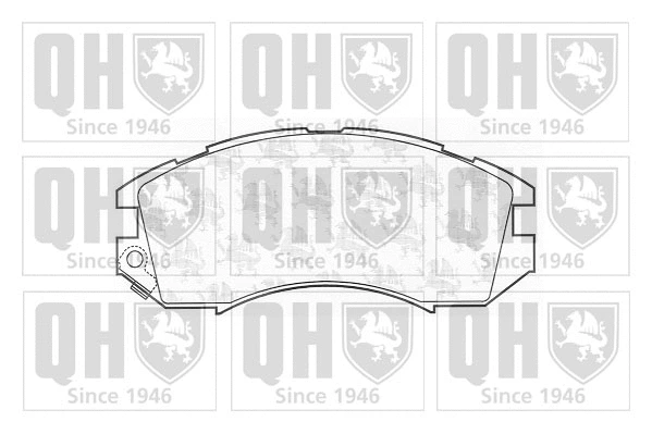 Brake Pad Set, disc brake (BP721)