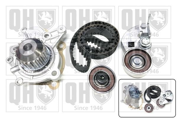 Water Pump & Timing Belt Kit (QBPK7451)