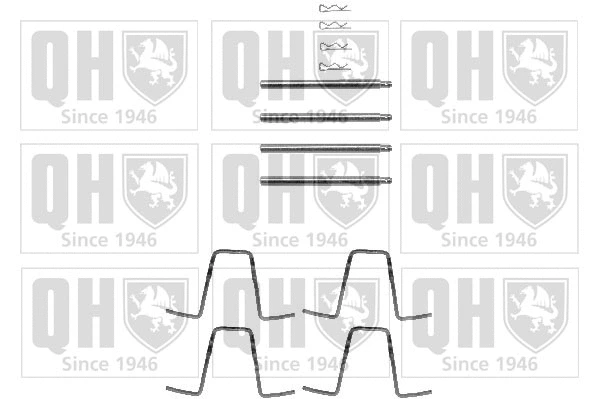 Accessory Kit, disc brake pad (BFK711)
