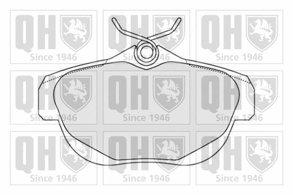 Brake Pad Set, disc brake (BP1587)