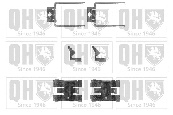 Accessory Kit, disc brake pad (BFK743)