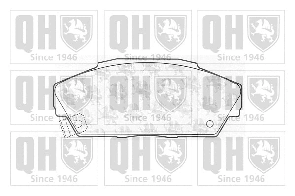 Brake Pad Set, disc brake (BP548)