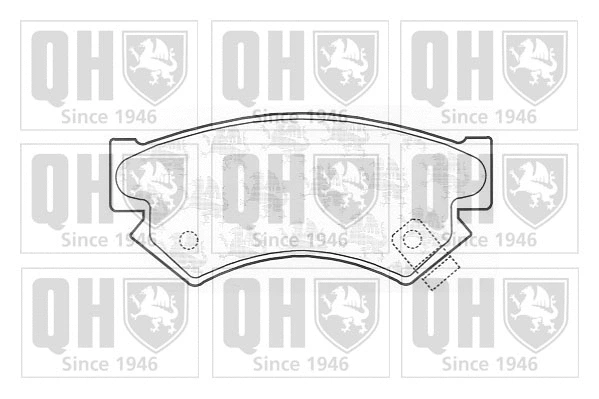 Brake Pad Set, disc brake (BP715)