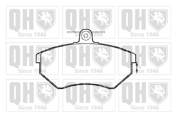 Brake Pad Set, disc brake (BP607)