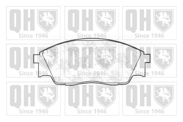 Brake Pad Set, disc brake (BP684)