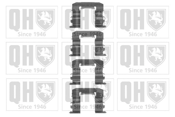 Accessory Kit, disc brake pad (BFK733)