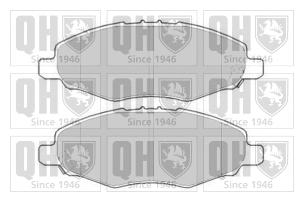 Brake Pad Set, disc brake (BP1615)