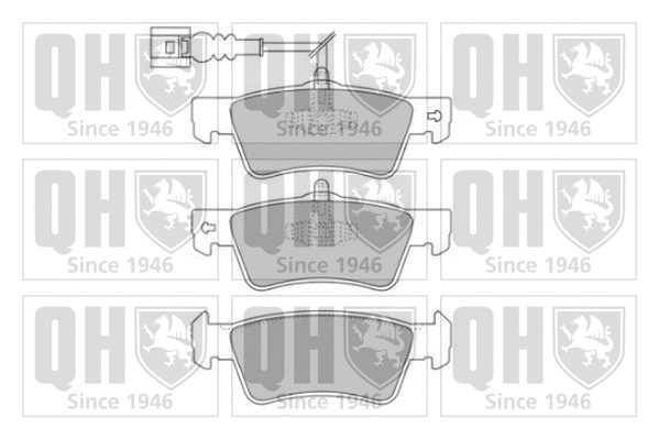 Brake Pad Set, disc brake (BP1698)
