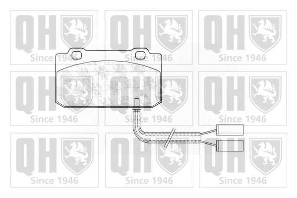 Brake Pad Set, disc brake (BP526)